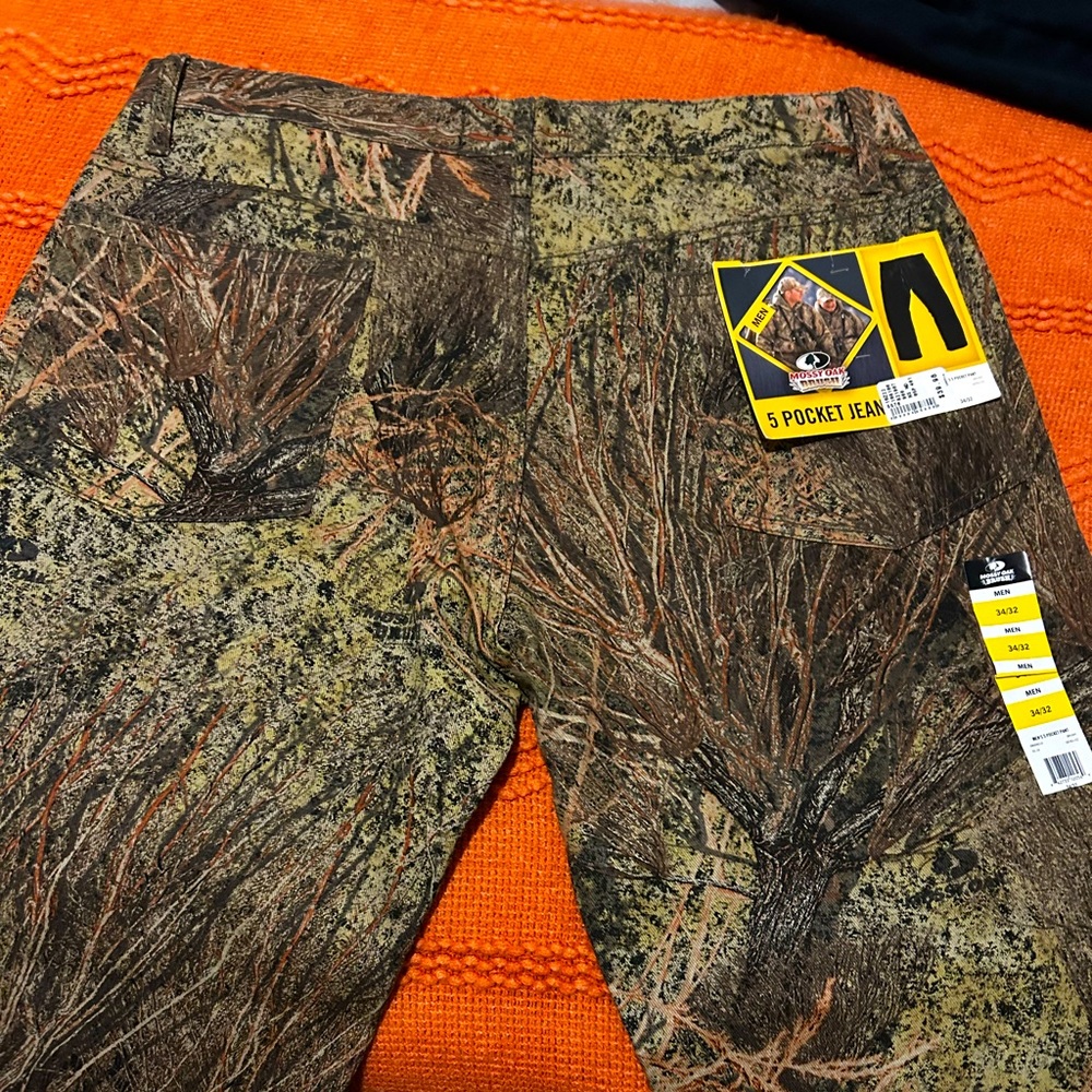 New Camouflage 5 Pocket Mossy Oak Brush Pants